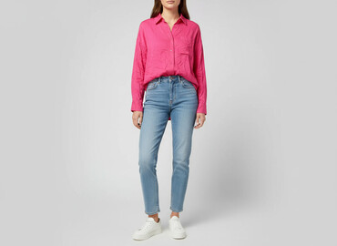 różowa koszula damska h m: H&M, Koszula damska, rozmiar S