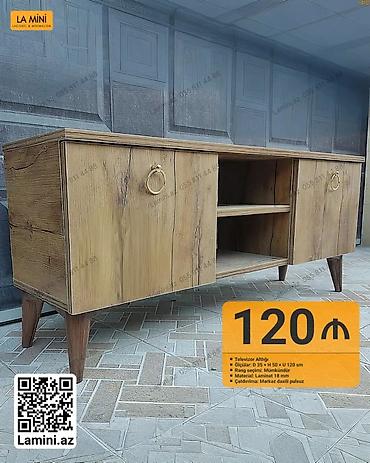 TV altlığı: Televizor altlığı – LA MINI - Ölçülər: Dərinlik 35 sm, Hündürlük 50 — 1