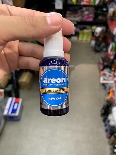 спретер: Ароматизатор-спрей для автомобиля Areon Blue Blaster “New Car”. - — 1