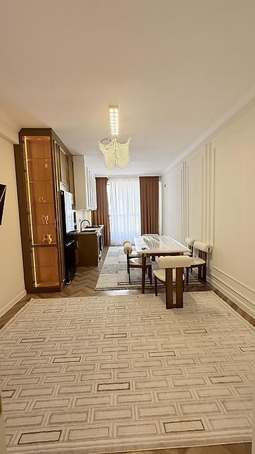 улан мкр: 2 комнаты, 78 м², Элитка, 14 этаж, Дизайнерский ремонт — 1