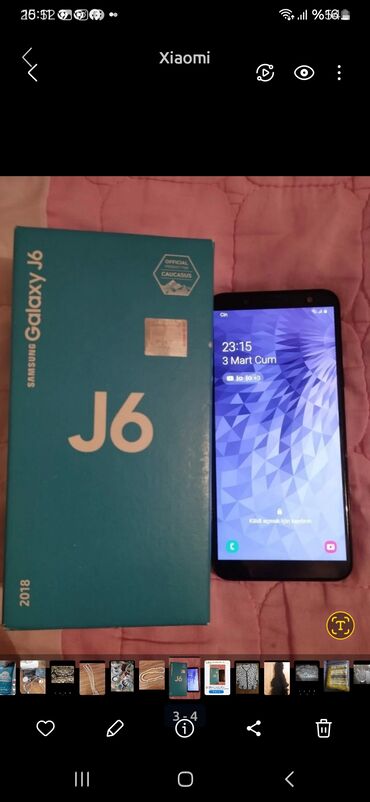 Samsung: Samsung Galaxy J6, rəng - Qara, İki sim kartlı