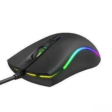 Kompjuterski miševi: Havit žičani gejming miš sa RGB osvetljenjem - Ergonomski simetričan — 17