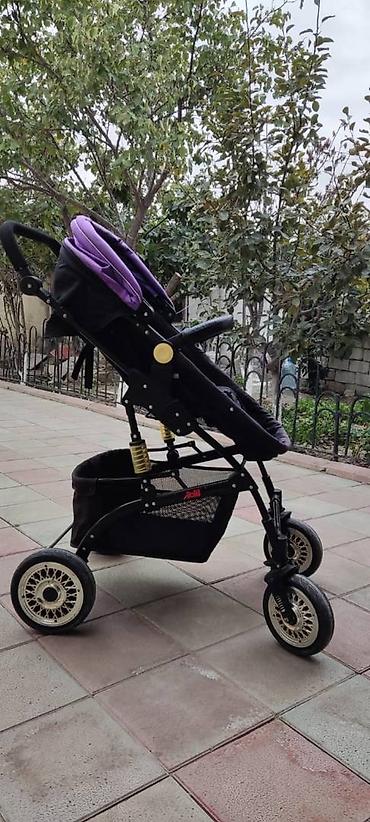 детская каляска: Kaleska içi geniş təkərləri sağlam və 360 dərəcə fırlanır. Beşik kimi — 7