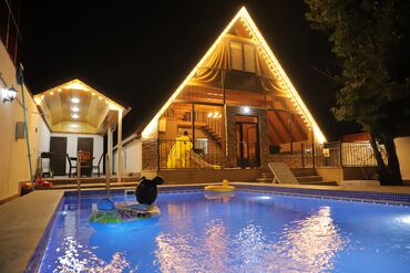 Günlük kirayə evlər: 140 kv. m, 4 otaqlı, Kombi, Qaz, İşıq — 16