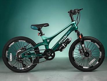 velosiped alman: Dağ velosipedi Toyou TOYOU 20 WS, 20 düym, yaşıl Dağ velosipedi Toyou — 1