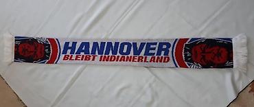 vaza vintage: Hokejaski navijački šal od Hannover Bleibt Indianerland kluba iz — 1