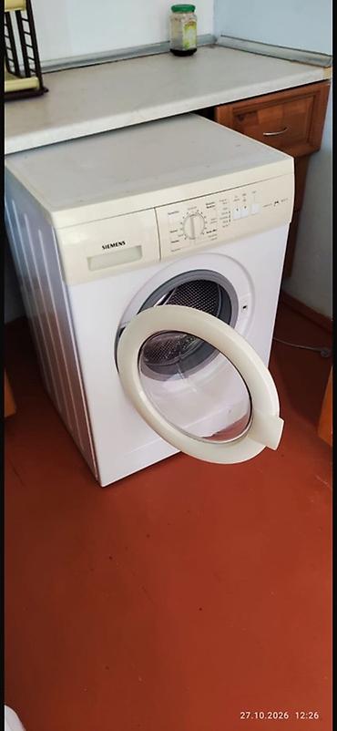 kameralı maşın: Siemens önyükləməli paltaryuyan maşın (Real Alıcıya endirim olacaq) - — 4