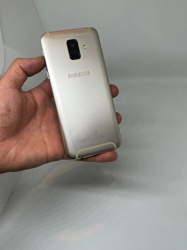 сат телефон: Samsung Galaxy A6, Б/у, 32 ГБ, цвет - Золотой, 2 SIM