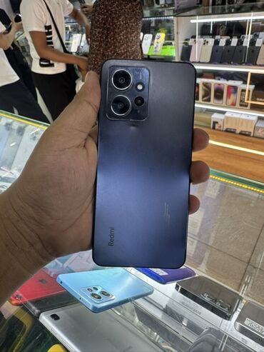 Redmi: Redmi, Redmi Note 12, Б/у, 128 ГБ, цвет - Черный, 2 SIM
