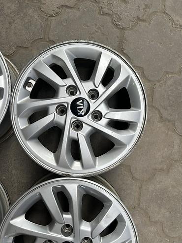 5 110: Литые Диски R 15 Kia, Комплект, отверстий - 5, Б/у — 4