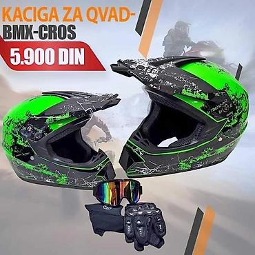 na naduvavanje: Kaciga za quad/BMX/cross – komplet oprema - Tip: integralna off-road — 1