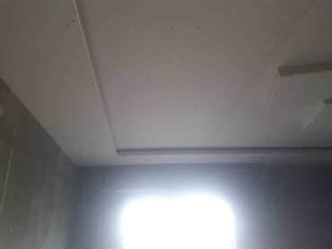 Tavan işləri: Gipsokarton asma tavan və işıqlandırma xidməti - İki səviyyəli — 11
