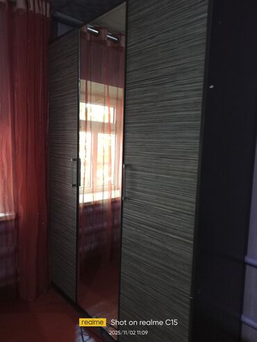 шкаф для кухни напольный: Спальный гарнитур, Б/у, Двуспальная кровать, Шкаф, Комод, Дерево, Самовывоз, цвет - Коричневый