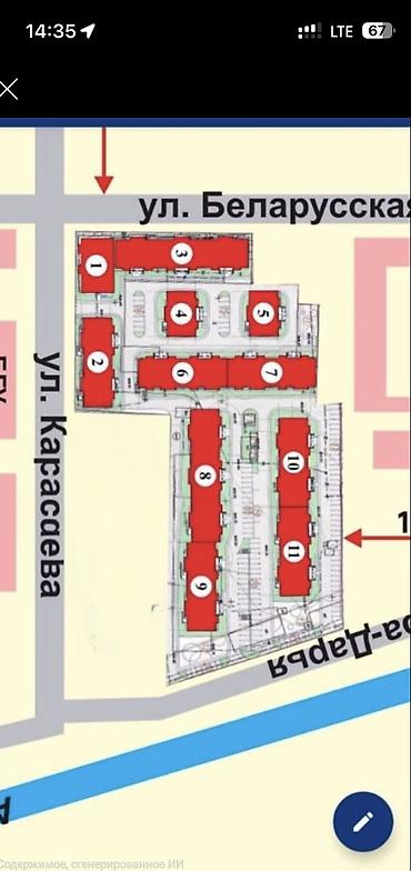 молодежный квартал: 1 комната, 48 м², Технопарк 108 серия, 6 этаж, ПСО (под самоотделку) — 10