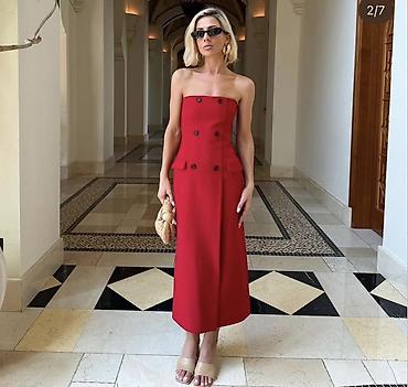 Zara limited kolleksiyadan Qırmızı strapless midi don. Olchu L (38-40) lalafo.az -da Zara limited kolleksiyadan Qırmızı strapless midi don. Olchu L (38-40)