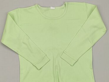bluzka zieleń butelkowa: Bluzka, 9 lat, 128-134 cm, stan - Dobry