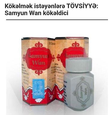 artego sac boyasi: Məhsul: Samyun Wan kökəldici kapsullar Təsvir: - Bədən çəkisini — 1