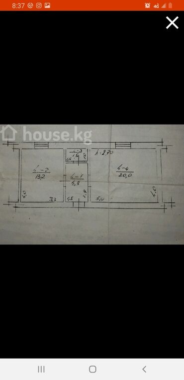 квартира на обмен: 2 комнаты, 49 м², Индивидуалка, 1 этаж, Старый ремонт