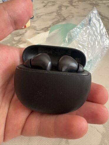 Mikrofonlar: İşlənmiş Simsiz (Bluetooth) Qulaqcıqlar, Xiaomi, rəng - Qara