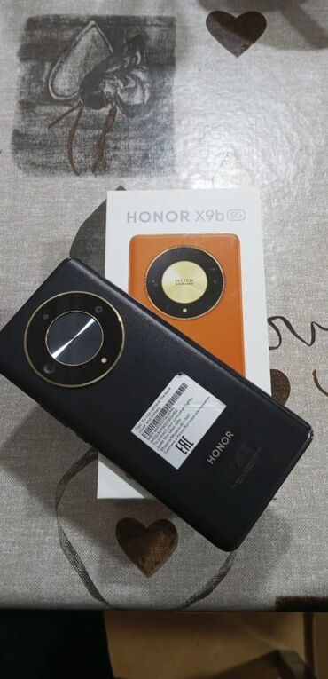 Honor: Honor X9b, 256 GB, rəng - Qara, Barmaq izi, Simsiz şarj, Face ID