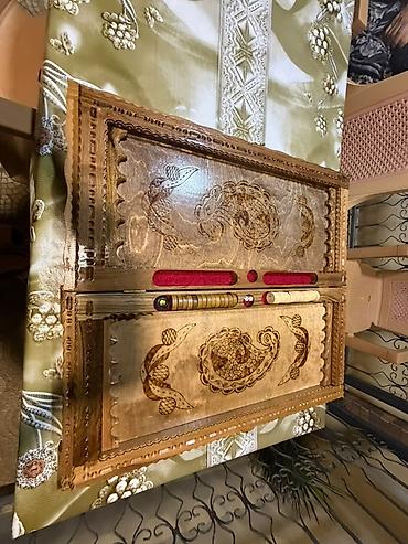 xonça novruz bayramı: Ağacdan əl işi dekorativ tablo-kitabça - Material: tamamilə təbii — 7