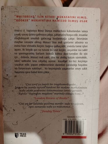 Bədii ədəbiyyat: Gördüyünüz bütün kitablar satılır. Hər biri üzərindəkinin YARI — 9