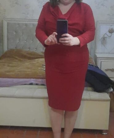 королевский боб для похудения 36 капсул: Qırmızı qadın donu - Rəng: parlaq qırmızı - Model: dar kəsim