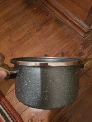 кастрюли из гранита: Кастрюля, цвет - Серый, Гранит, 2,5 л, 18 см, Турция