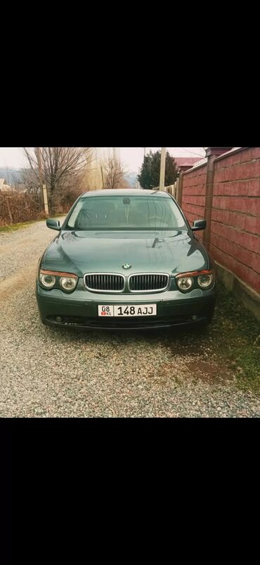 саан уй кемин: BMW 7 series: 2002 г., 4.4, Автомат, Бензин, Седан