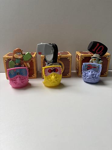 barmaq oyuncaq: Mcdonald’s Happy Meal Sponge Bob x One Piece kolleksiya oyuncaqları. 1 — 2