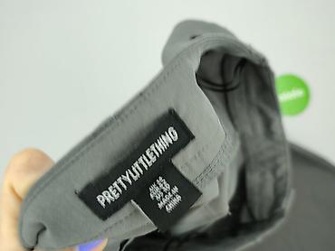 szare dresy: PrettyLittleThing, Spodnie materiałowe damskie, rozmiar L — 5