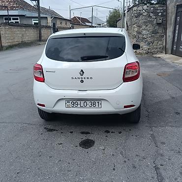 фольксваген пассат 1: Renault Sandero, ağ rəng, hetçbek gövdə. Texniki xüsusiyyət və — 5