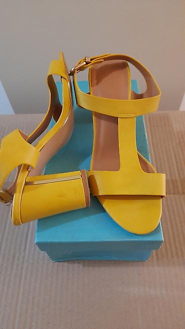 Босоножки, сандалии, шлепанцы: Босоножки, 38, Donna Moda, Новый, цвет - Бежевый, Самовывоз — 15