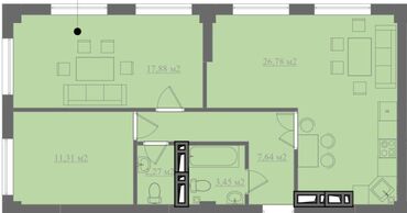 Продажа квартир: 3 комнаты, 70 м², Элитка, 1 этаж, Евроремонт