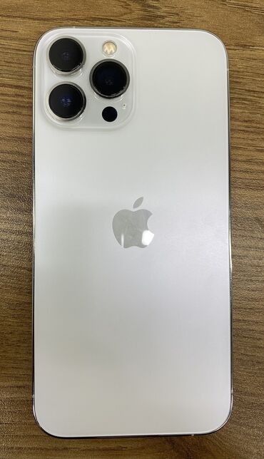 Apple iPhone: IPhone 13 Pro Max, 256 ГБ, Белый, Гарантия, Беспроводная зарядка, Face ID
