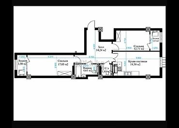3 комнаты, 77 м², ул. Лев Толстой Элитка, 6 этаж, ПСО (под самоотделку)