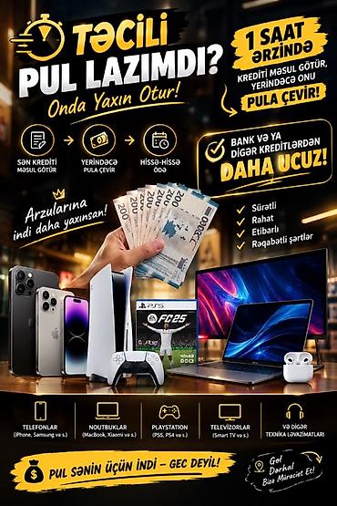 Digər texnikanın təmiri: Xidmət: Mağazadan kreditlə alınan texnika ilə dərhal nağd vəsait — 3