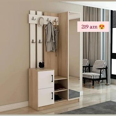 sebet satisi: Yeni, 2 qapılı, Güzgülü, Ağ, Açılan, Düz dolab — 1