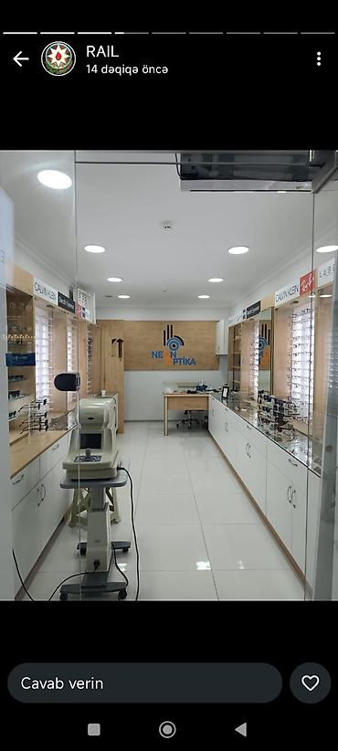 Готовый бизнес: Dəyərinin yarı qiymətinə optika üçün vitirin satılır — 6