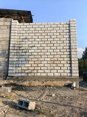 Заборы из пескоблока: Заборы из пескоблока — 7