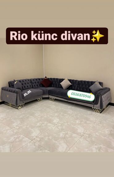 Divanlar: Künc divan, Yeni, Açılan, Bazalı, Parça, Şəhərdaxili pulsuz çatdırılma — 4