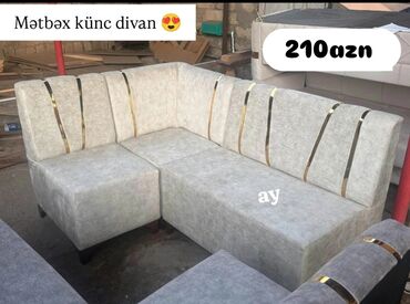 Divanlar: Künc divan, Açılmayan, Bazasız, Parça, Şəhərdaxili pulsuz çatdırılma
