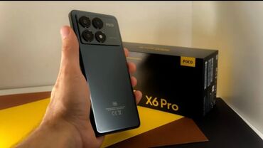 чехол xs: Poco X6 Pro 5G, Колдонулган, 256 ГБ, түсү - Кара, 2 SIM