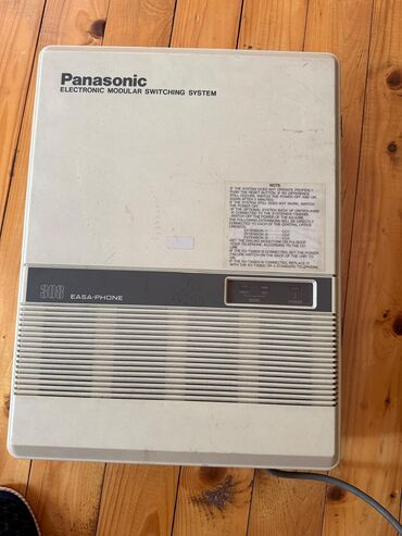 telefon platalari: Stasionar telefon Panasonic, Simli, İşlənmiş