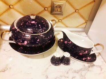 Nahar dəstləri və servizlər: Nahar dəsti, rəng - Göy — 4