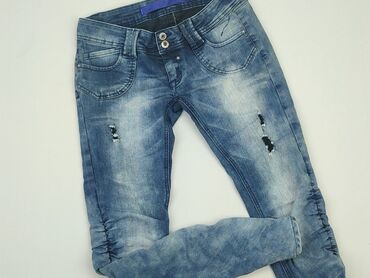 spódniczka dżinsowe z guzikami: Jeans, 2XS (EU 32), condition - Fair