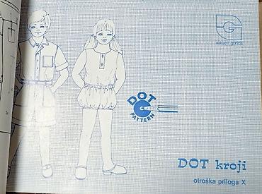 Apparel Tailoring & Repair: Knjiga sa krojevima i šnitovima za šivenje – DOT pattern - Sadrži — 9