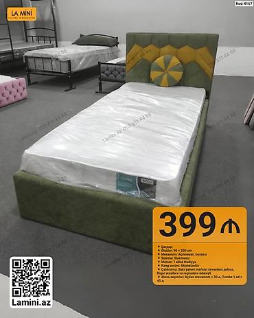 Ev və bağ: La Mini – Çarpayı (Kod: 4167) - Ölçü: 90 × 200 sm - Mexanizm — 1