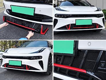 w210 накладка: Декоративная вставка/накладка переднего бампера в спортивном стиле — 1
