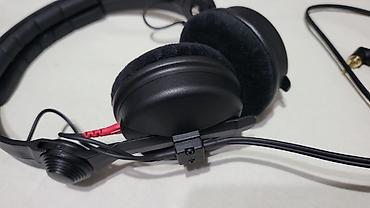 наушниктер: Зымдуу кулакка кийилме кулакчындар, Sennheiser, Жаңы, түсү - Кара — 3